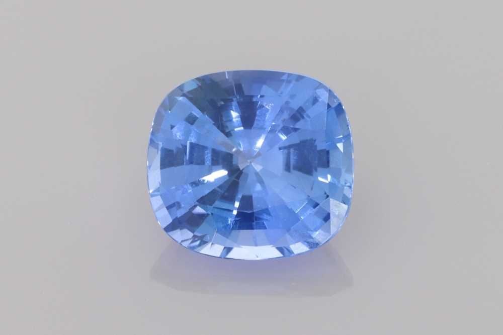 Loose Sapphire Gemstone - Cushion 2.42ct Blue EC: Loose Sapphire Gemstone - Cushion 2.42ct Blue EC This listing features Loose Sapphire Gemstone - Cushion 2.42ct Blue EC. Item specifics are provided below. Item Specifics: Type: Sapphire Carat: 2.42 C