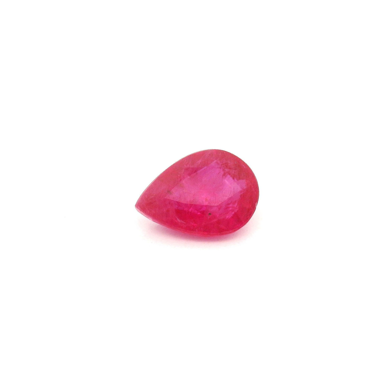 Loose Ruby Gemstone - GSI Pear 1.32ct Red MI: Loose Ruby Gemstone - GSI Pear 1.32ct Red MI This listing features Loose Ruby Gemstone - GSI Pear 1.32ct Red MI. Item specifics are provided below. Item Specifics: Type: Ruby Carat: 1.32 Cut: Faceted