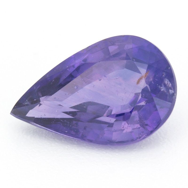 Loose Sapphire Gemstone - ALGT Pear 3.44ct Bi_Color SI (1 of 1)