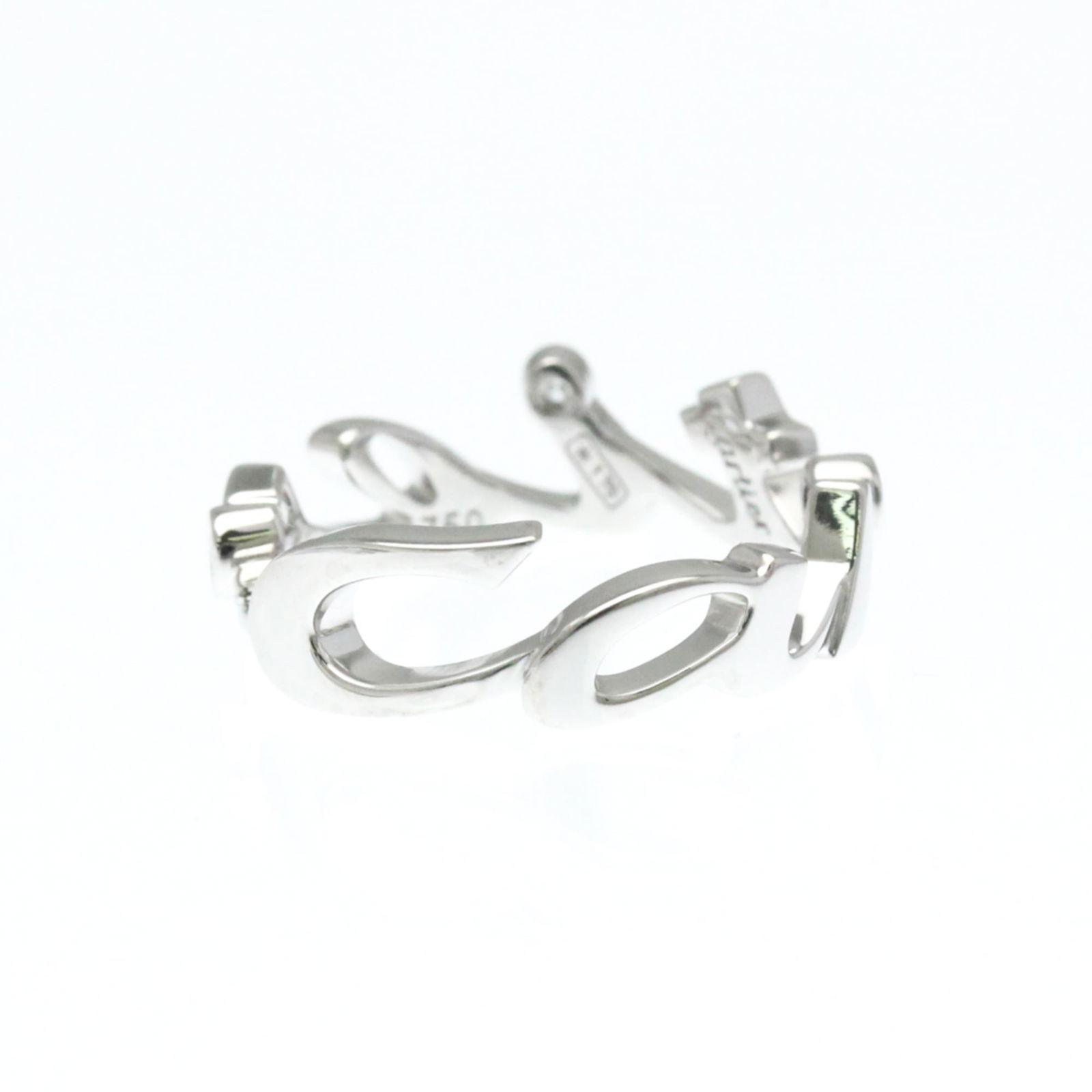 (18K) Cartier Band Ring White Gold (1 of 9)