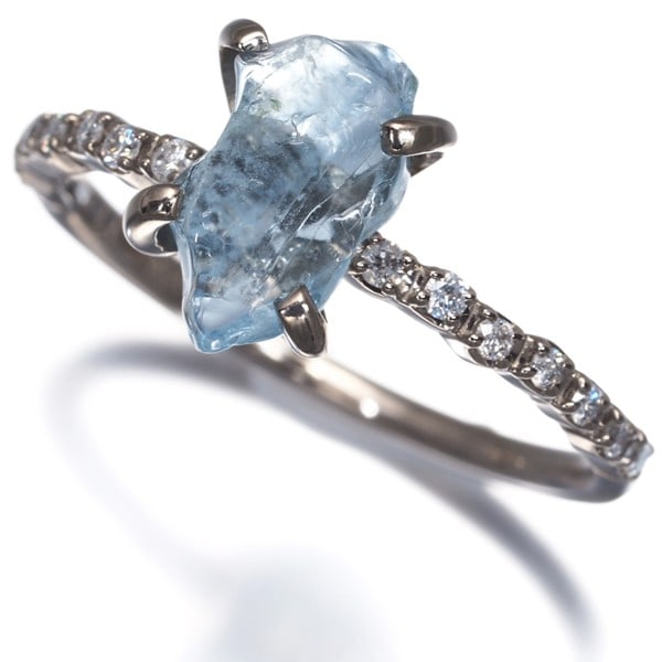 Wg Agete Ring Aquamarine Diamond 0.11Ct Rough-Cut Us5.75-6 18K: Wg Agete Ring Aquamarine Diamond 0.11Ct Rough-Cut Us5.75-6 18K This listing features Wg Agete Ring Aquamarine Diamond 0.11Ct Rough-Cut Us5.75-6 18K. Item specifics are provided below. Item Specifics: