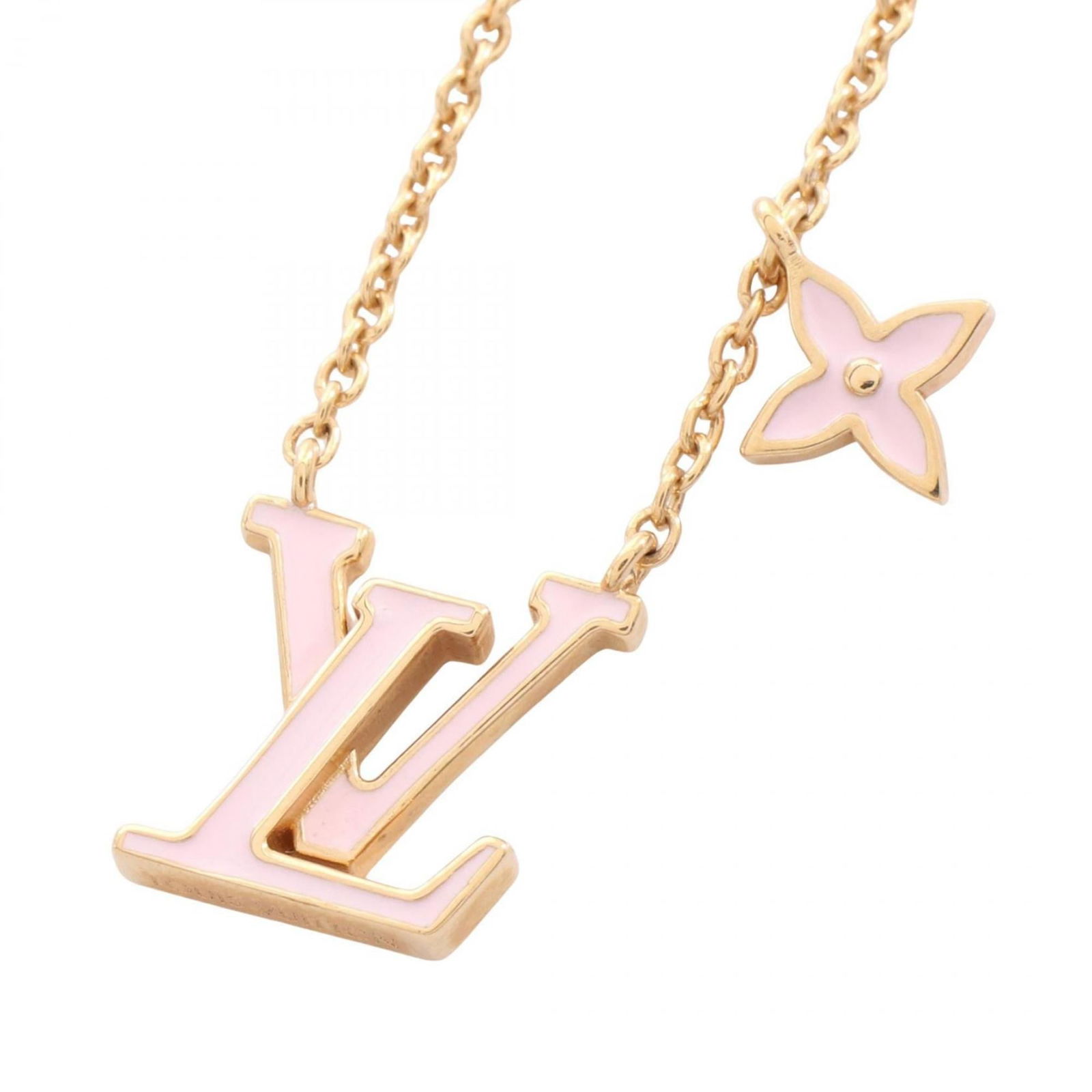 M01215 - Louis Vuitton LV Iconic Necklace - Gold-Plated and Enameled - Women's - Gold Pink: M01215 - Louis Vuitton LV Iconic Necklace - Gold-Plated and Enameled - Women's - Gold Pink This listing features M01215 - Louis Vuitton LV Iconic Necklace - Gold-Plated and Enameled - Women's - Gold