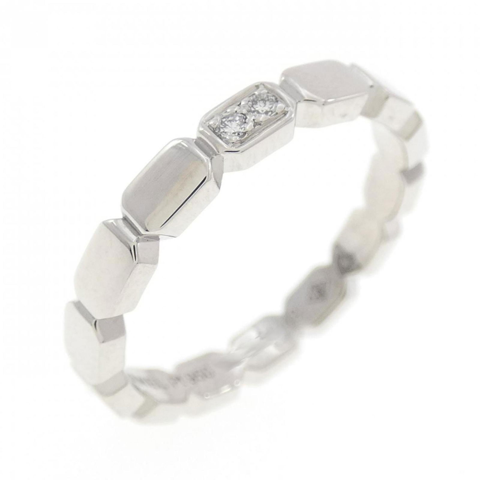 950 Chanel Band Ring Platinum (1 of 5)