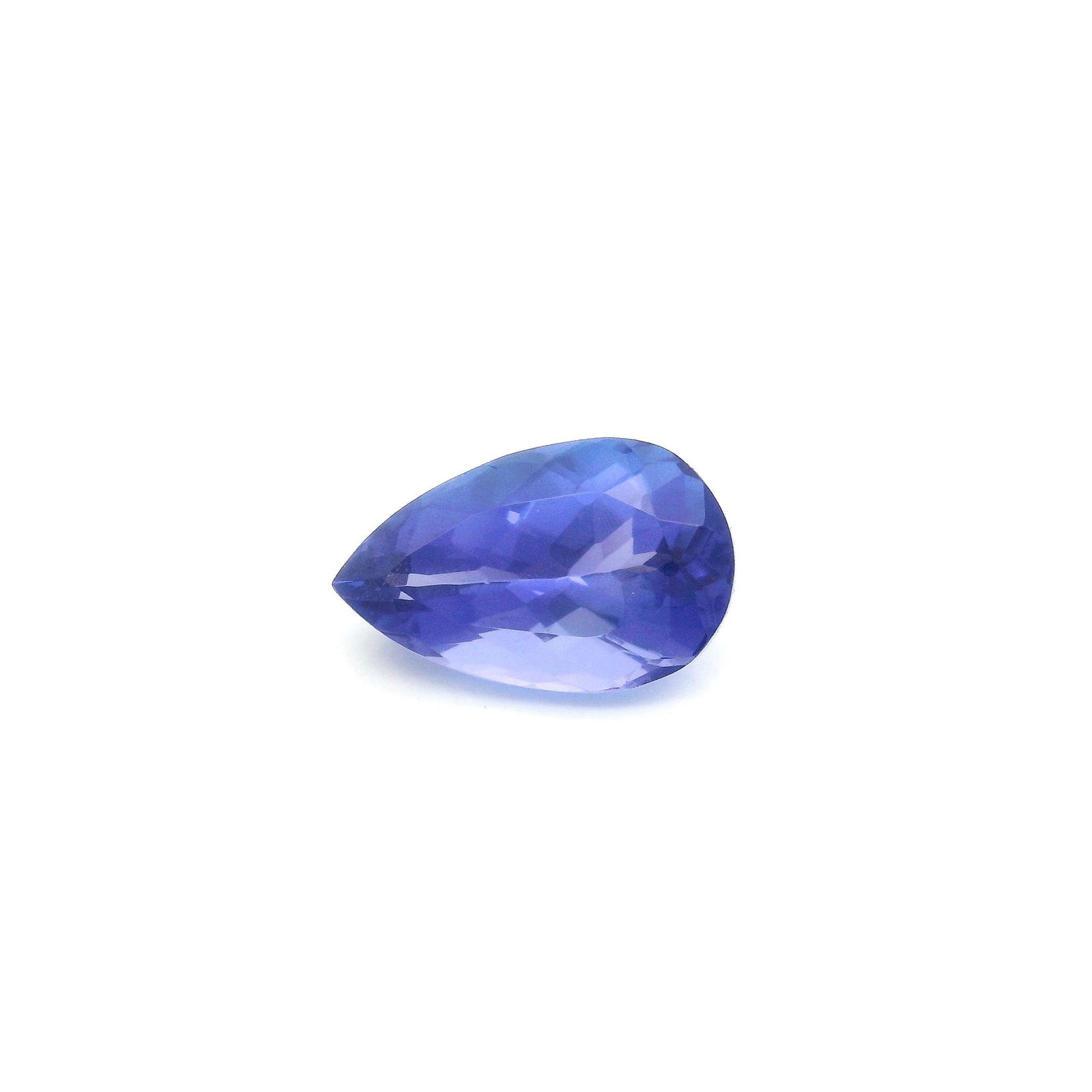 Loose Tanzanite Gemstone - GSI Pear 1.62ct Blue EC (1 of 1)