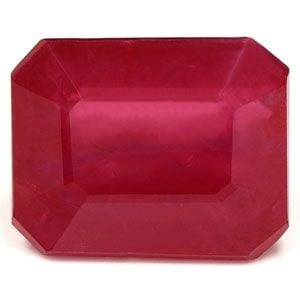 Loose Ruby Gemstone - GIA Emerald 4.78ct Red SI (1 of 1)