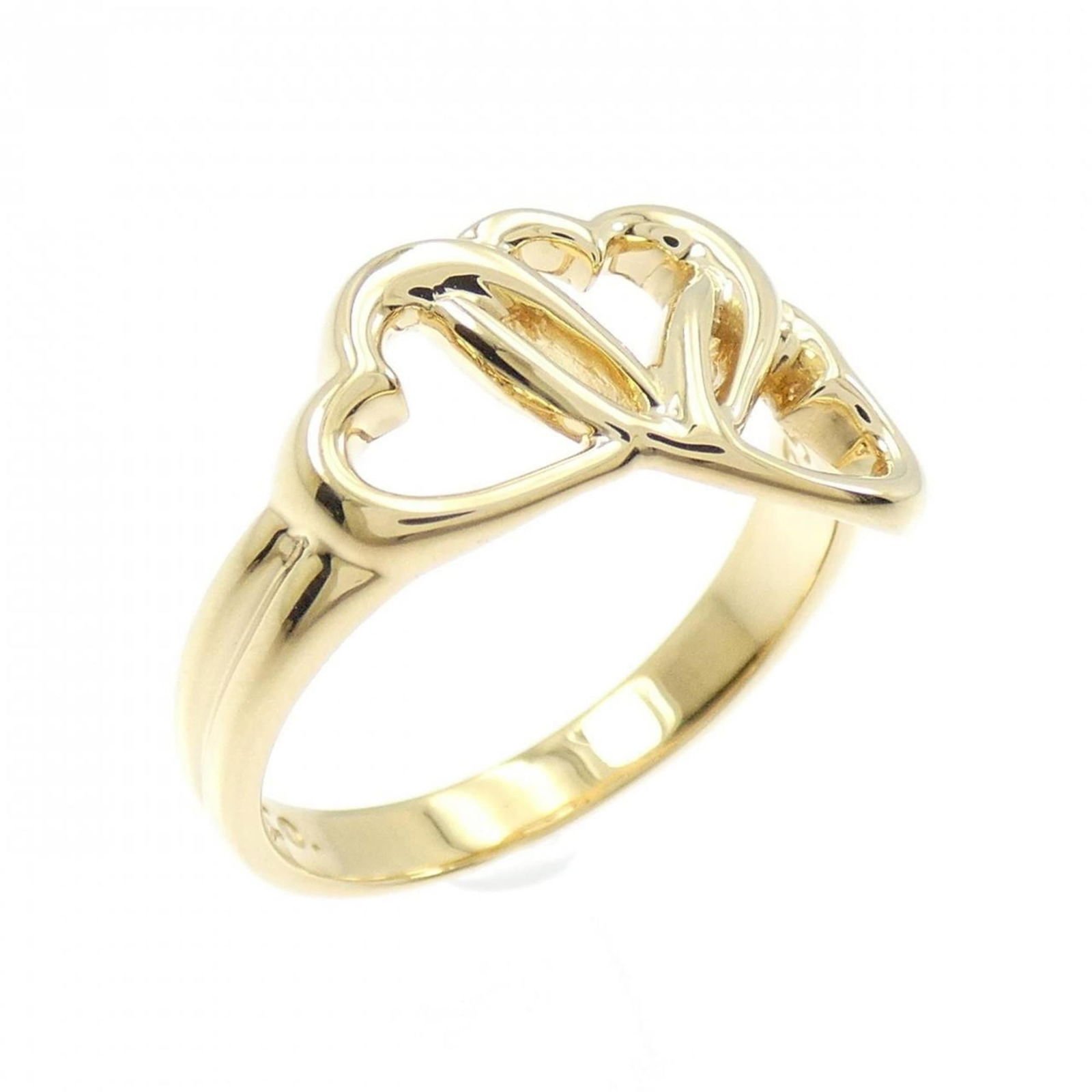 Ring Tiffany Triple Heart: Ring Tiffany Triple Heart This listing features Ring Tiffany Triple Heart. Item specifics are provided below. Item Specifics: Brand: Tiffany Gender: Women Color: Yellow Gold Material: Yellow Gold Us S
