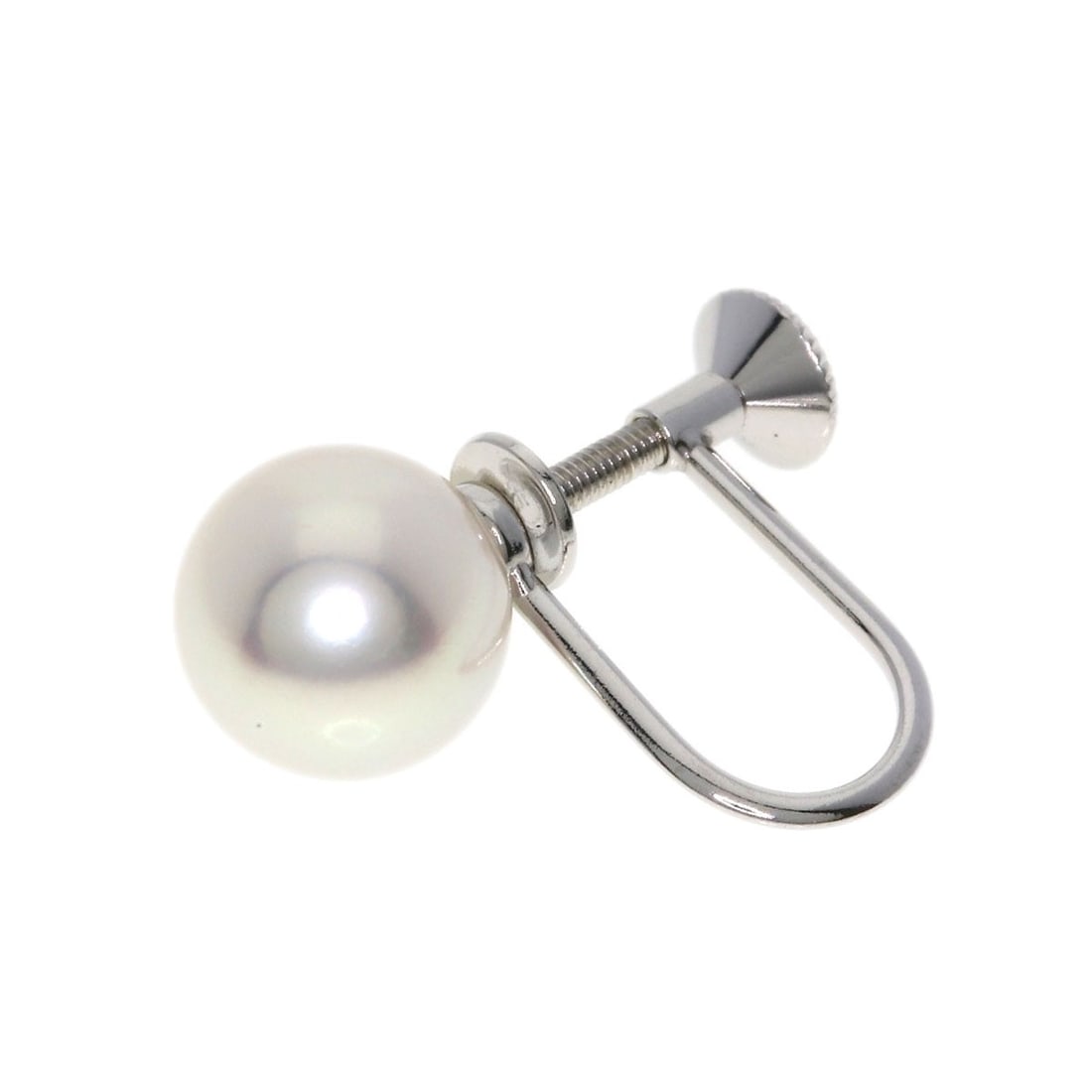 Gold MIKIMOTO Pearl only one side Earring K18 White: Gold MIKIMOTO Pearl only one side Earring K18 White This listing features Gold MIKIMOTO Pearl only one side Earring K18 White. Item specifics are provided below. Item Specifics: Brand: MIKIMOTO Style: