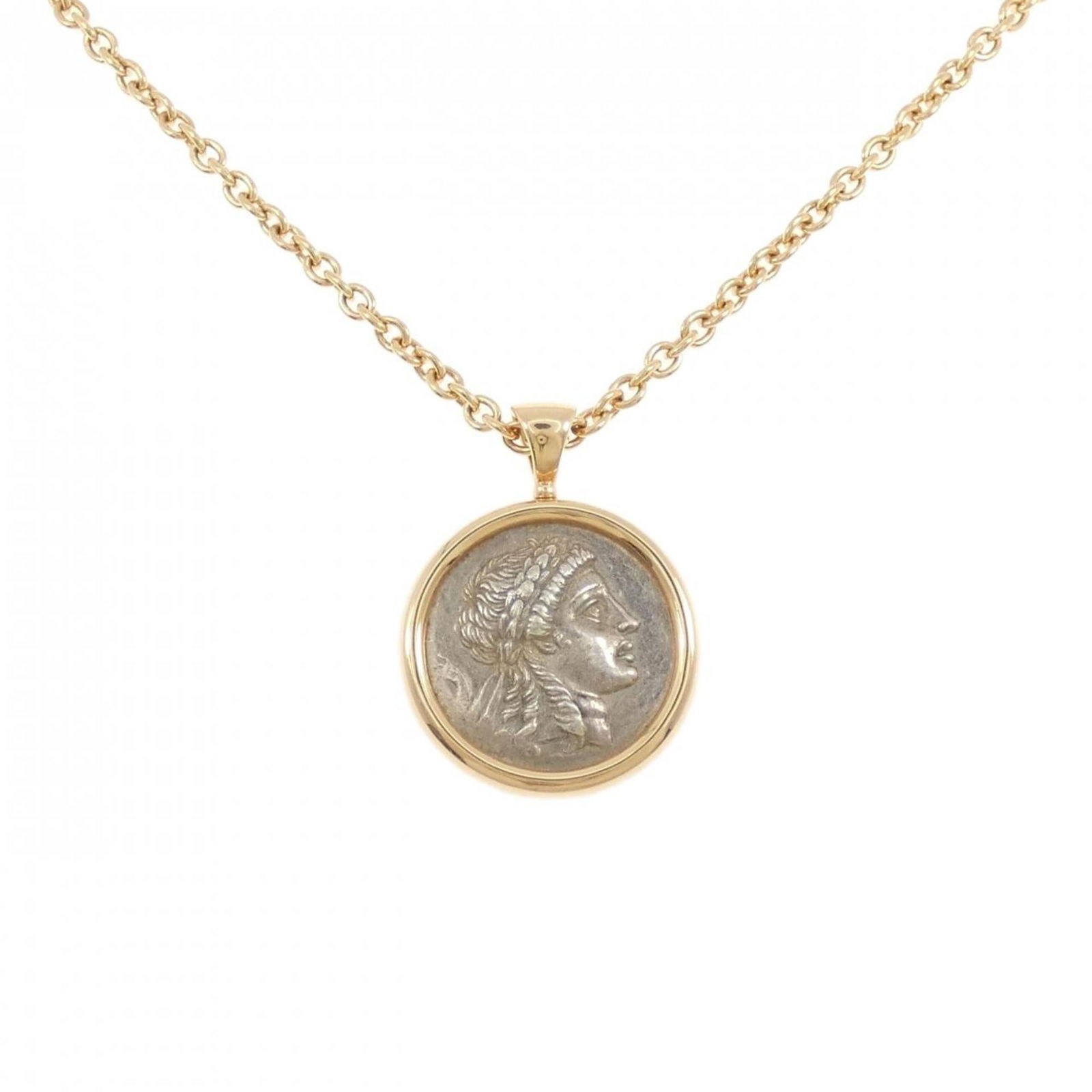 Necklace Bvlgari Monete: Necklace Bvlgari Monete This listing features Necklace Bvlgari Monete. Item specifics are provided below. Item Specifics: Brand: Bvlgari Necklace Type: Necklace Pendant Type: Pendant Gender: Women Mat