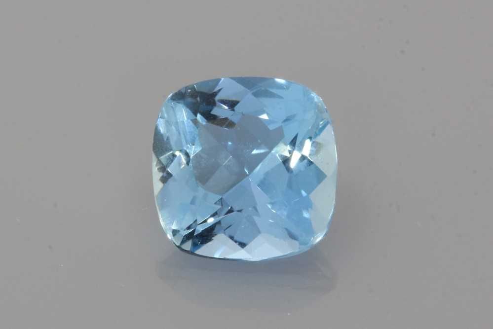Loose Aquamarine Gemstone - Cushion 2.15ct Blue EC: Loose Aquamarine Gemstone - Cushion 2.15ct Blue EC This listing features Loose Aquamarine Gemstone - Cushion 2.15ct Blue EC. Item specifics are provided below. Item Specifics: Type: Aquamarine Carat: