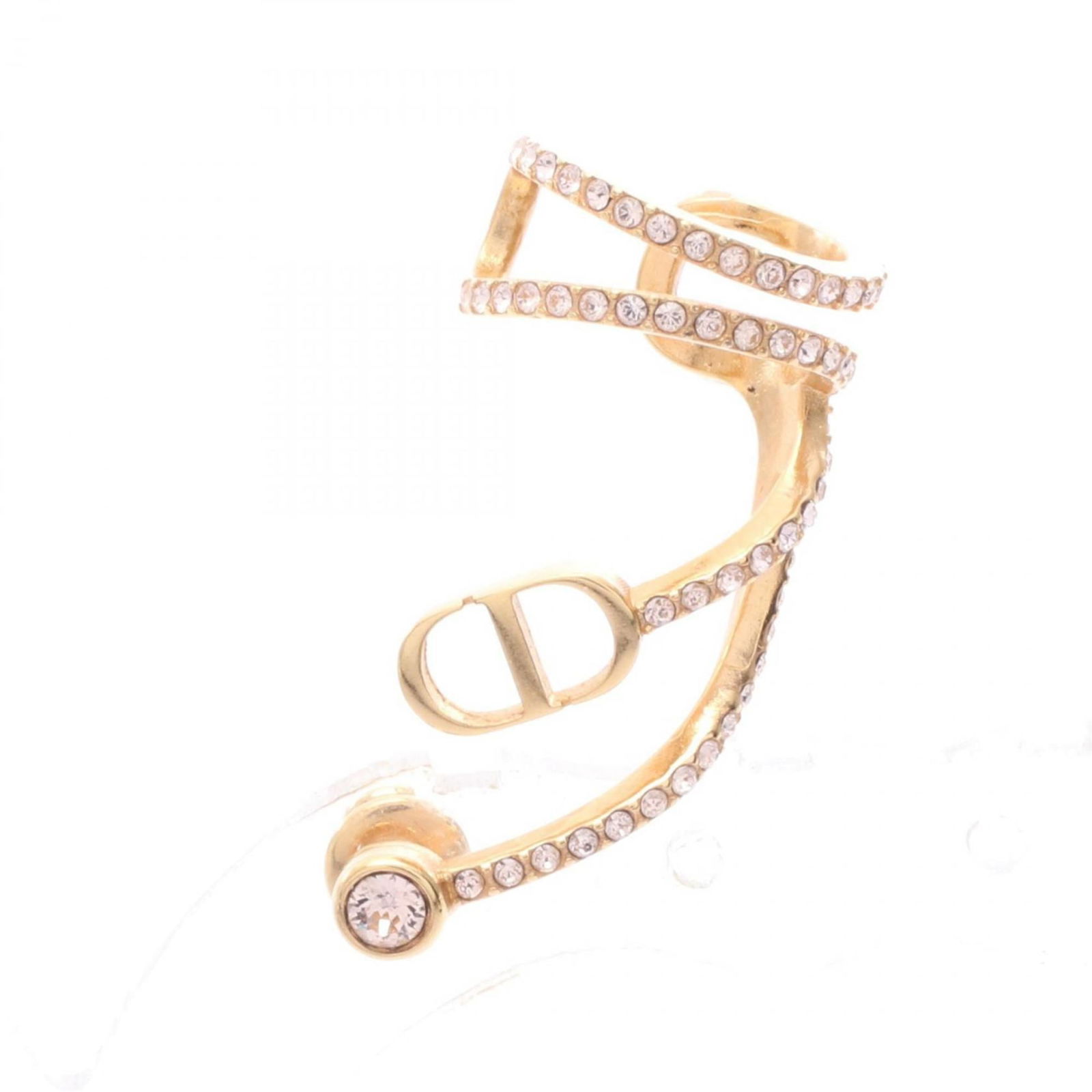 Rhinestone - Christian Dior Stud Earrings Gold Plating: Rhinestone - Christian Dior Stud Earrings Gold Plating This listing features Rhinestone - Christian Dior Stud Earrings Gold Plating. Item specifics are provided below. Item Specifics: Brand: