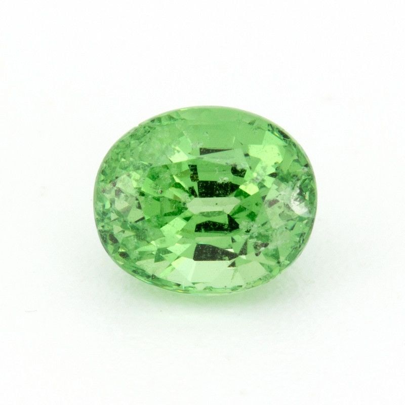 Loose Garnet Gemstone - Oval 1.18ct Green SI (1 of 1)