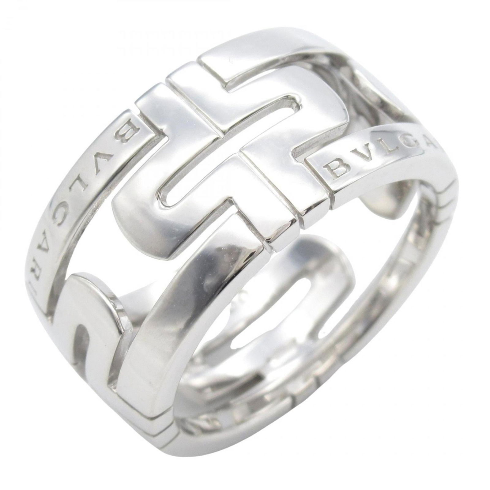 (18K) Bvlgari Band Ring White Gold: (18K) Bvlgari Band Ring White Gold This listing features (18K) Bvlgari Band Ring White Gold. Item specifics are provided below. Item Specifics: Brand: Bvlgari Type: Band Ring Gender: Men,Women Color: