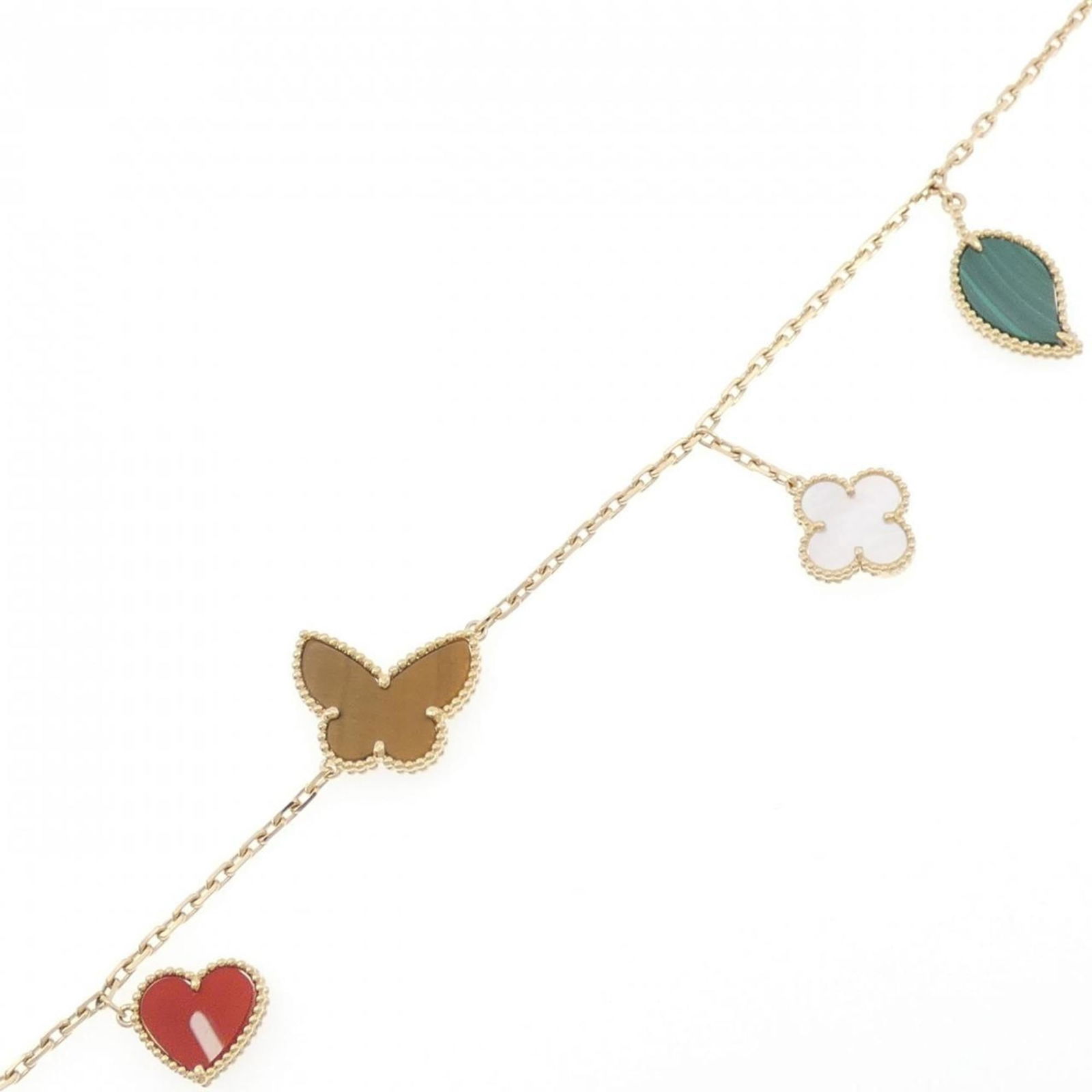 (18K) Van Cleef & Arpels Charm Bracelet Yellow Gold: (18K) Van Cleef & Arpels Charm Bracelet Yellow Gold This listing features (18K) Van Cleef & Arpels Charm Bracelet Yellow Gold. Item specifics are provided below. Item Specifics: Brand: Van Cleef &