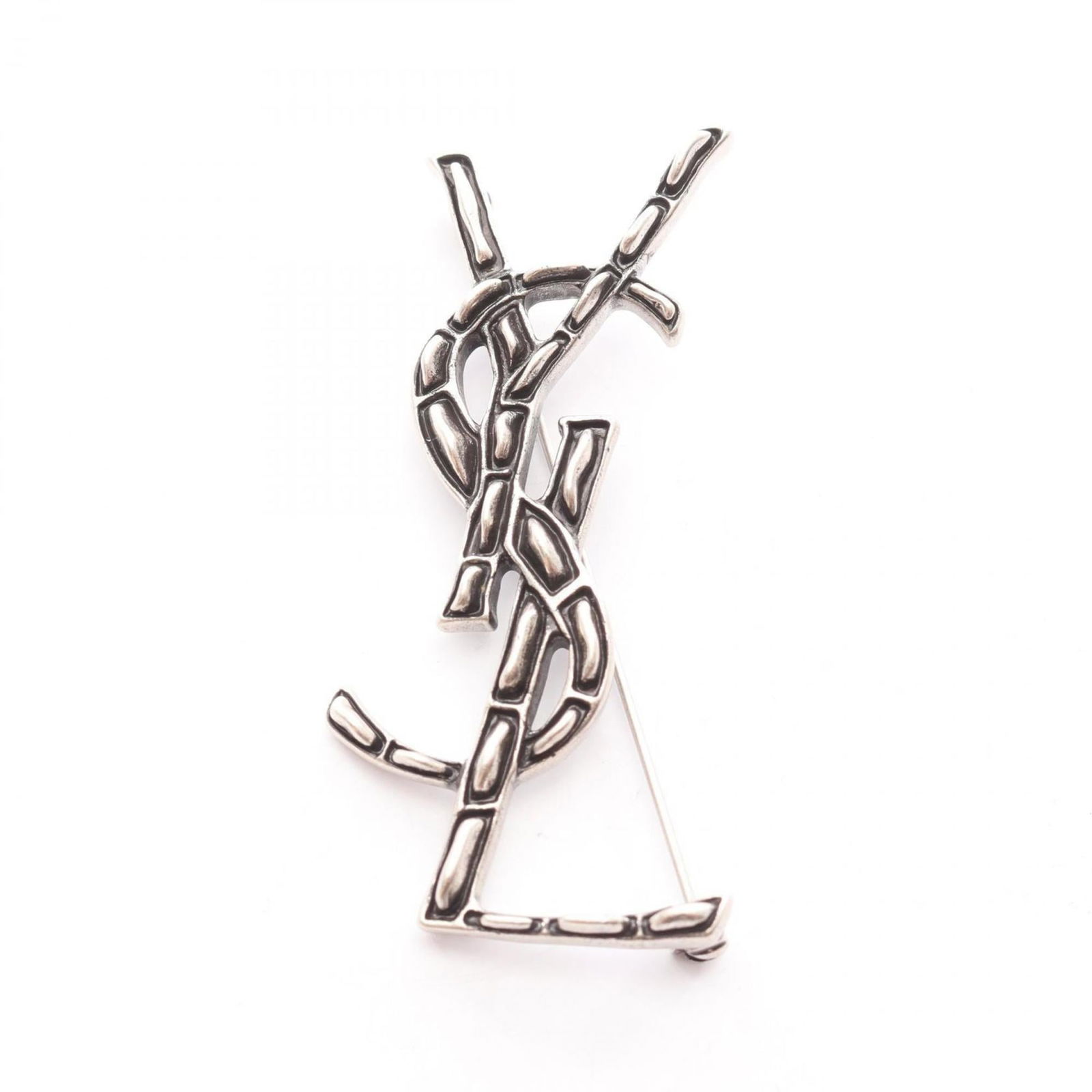 Steel Yves Saint Laurent Brooch Stainless: Steel Yves Saint Laurent Brooch Stainless This listing features Steel Yves Saint Laurent Brooch Stainless. Item specifics are provided below. Item Specifics: Brand: Yves Saint Laurent Type: Brooch Gen