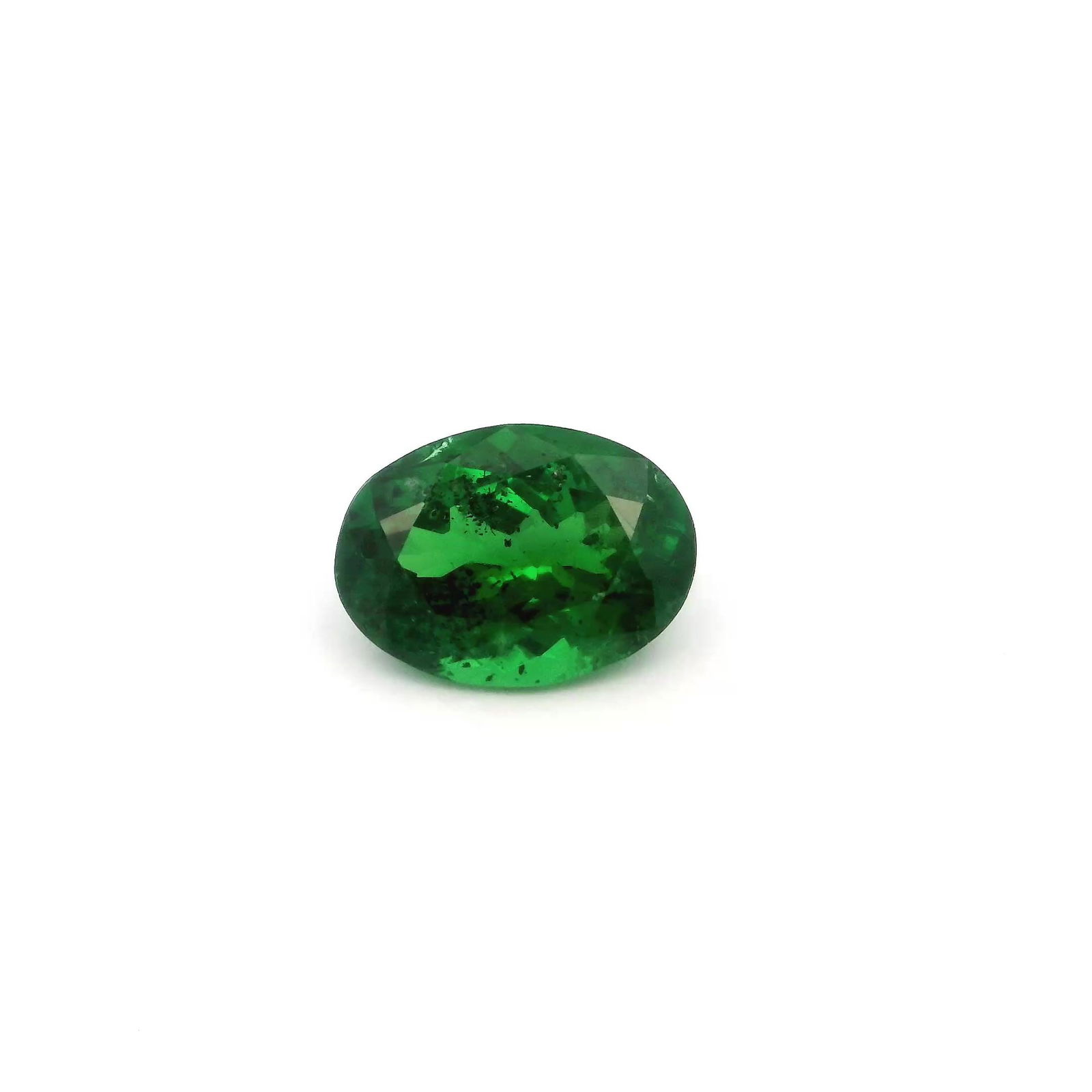 Loose Garnet Gemstone - GSI Oval 1.61ct Green SI: Loose Garnet Gemstone - GSI Oval 1.61ct Green SI This listing features Loose Garnet Gemstone - GSI Oval 1.61ct Green SI. Item specifics are provided below. Item Specifics: Type: Garnet Carat: 1.61
