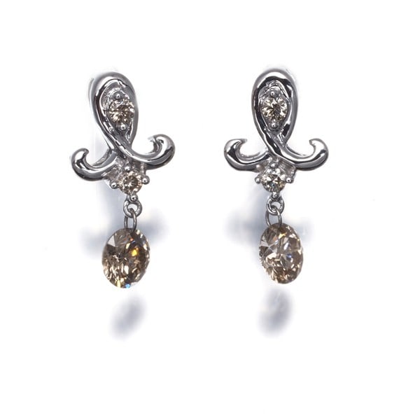 Gold Brown Diamond 0.20Ct/ 0.20Ct Earrings 18K 750 White: Gold Brown Diamond 0.20Ct/ 0.20Ct Earrings 18K 750 White This listing features Gold Brown Diamond 0.20Ct/ 0.20Ct Earrings 18K 750 White. Item specifics are provided below. Item Specifics: Country Of O