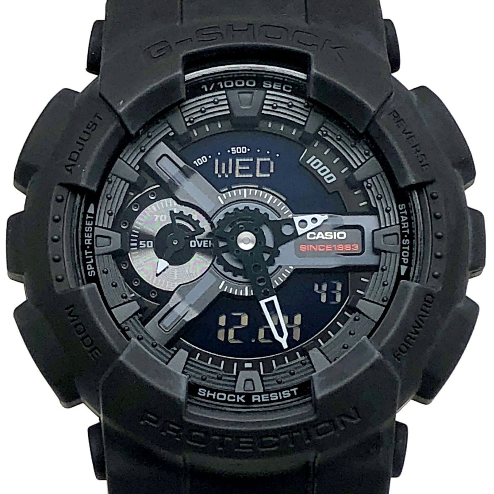 Wristwatch Casio: Wristwatch Casio This listing features Wristwatch Casio. Item specifics are provided below. Item Specifics: Brand: Casio Type: Wristwatch Gender: Men Display: Analog Color: Black Condition: Used (good