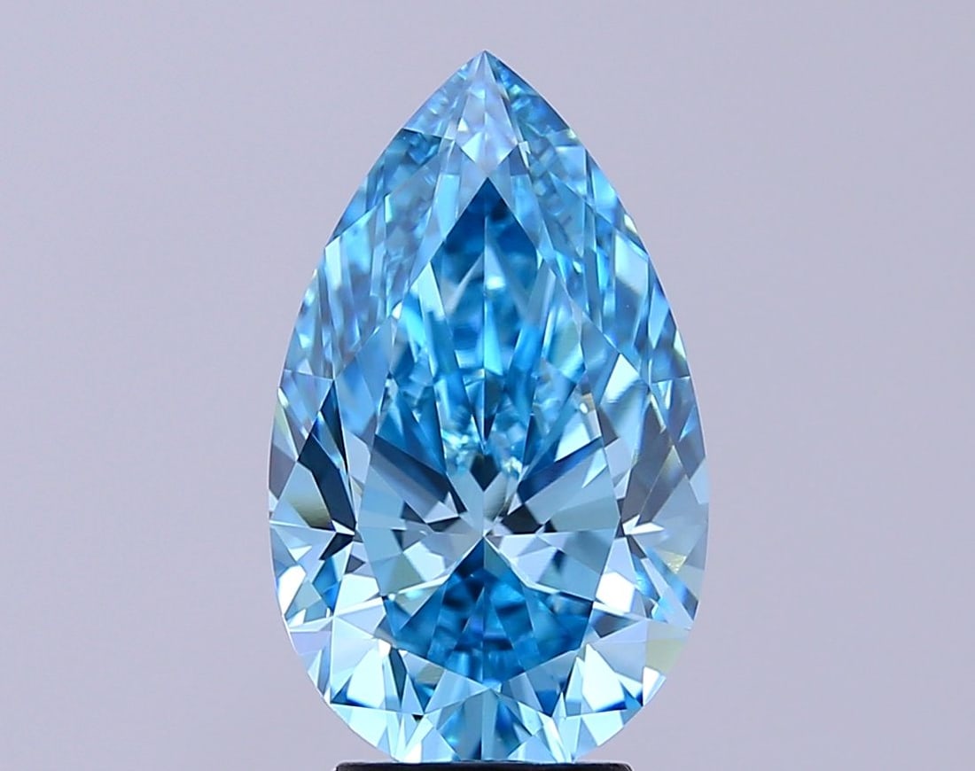 Loose Lab Diamond - IGI Pear 4.51ct Fancy Vivid Blue VVS2: Loose Lab Diamond - IGI Pear 4.51ct Fancy Vivid Blue VVS2 This listing features Loose Lab Diamond - IGI Pear 4.51ct Fancy Vivid Blue VVS2. Item specifics are provided below. Item Specifics: Source: