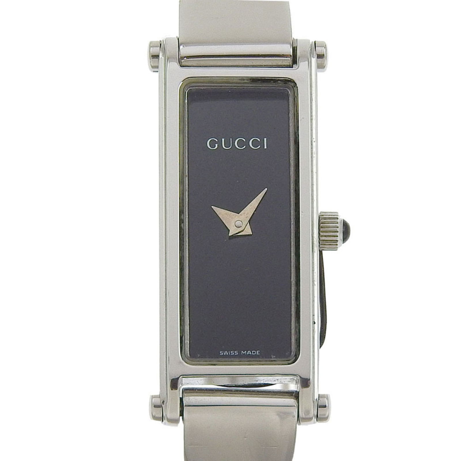 Wristwatch Gucci: Wristwatch Gucci This listing features Wristwatch Gucci. Item specifics are provided below. Item Specifics: Brand: Gucci Type: Wristwatch Gender: Women Material (Case): Stainless Steel Material (Band)