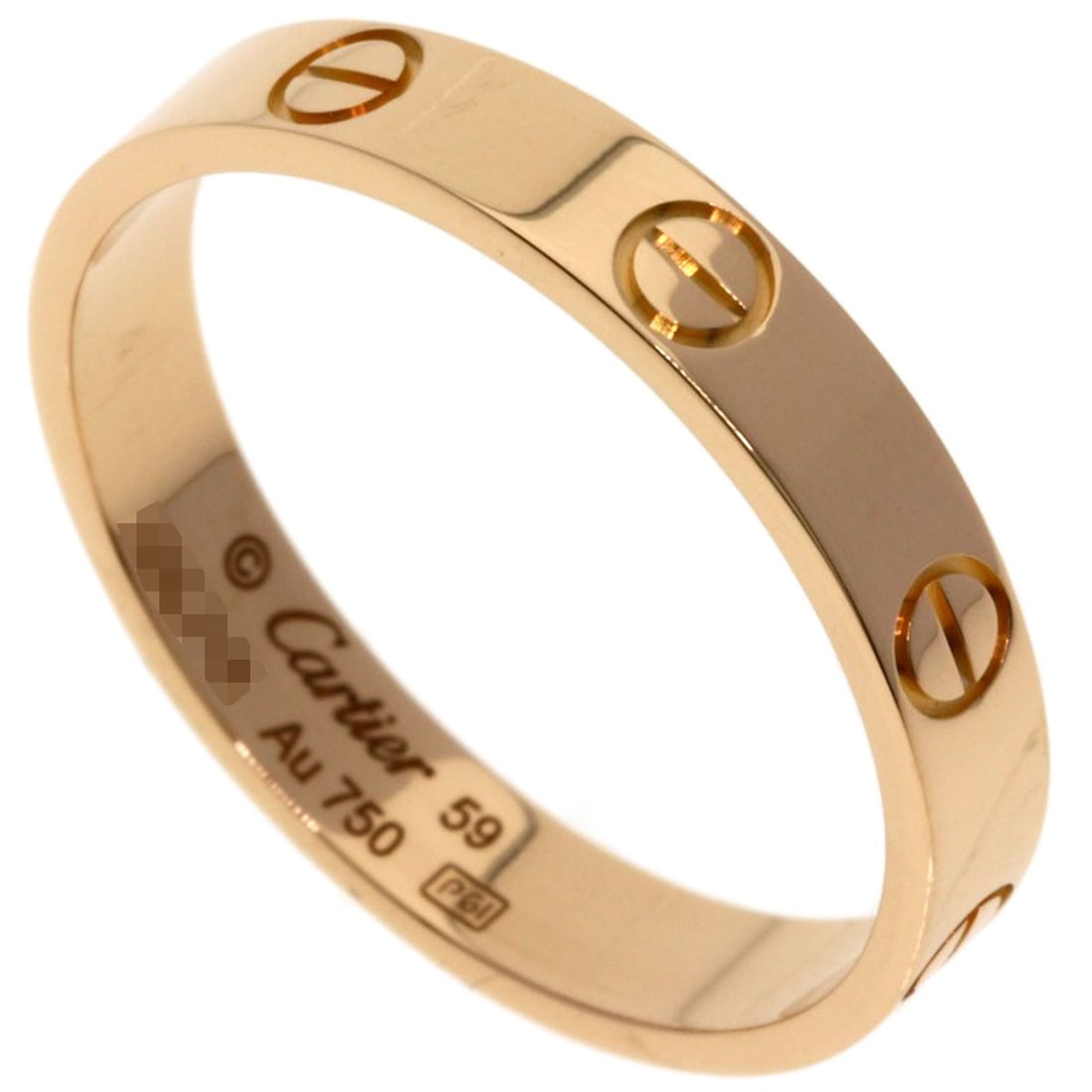 unisex CARTIER mini love ring #59 Ring K18 Pink Gold: unisex CARTIER mini love ring #59 Ring K18 Pink Gold This listing features unisex CARTIER mini love ring #59 Ring K18 Pink Gold. Item specifics are provided below. Item Specifics: Brand: CARTIER Style