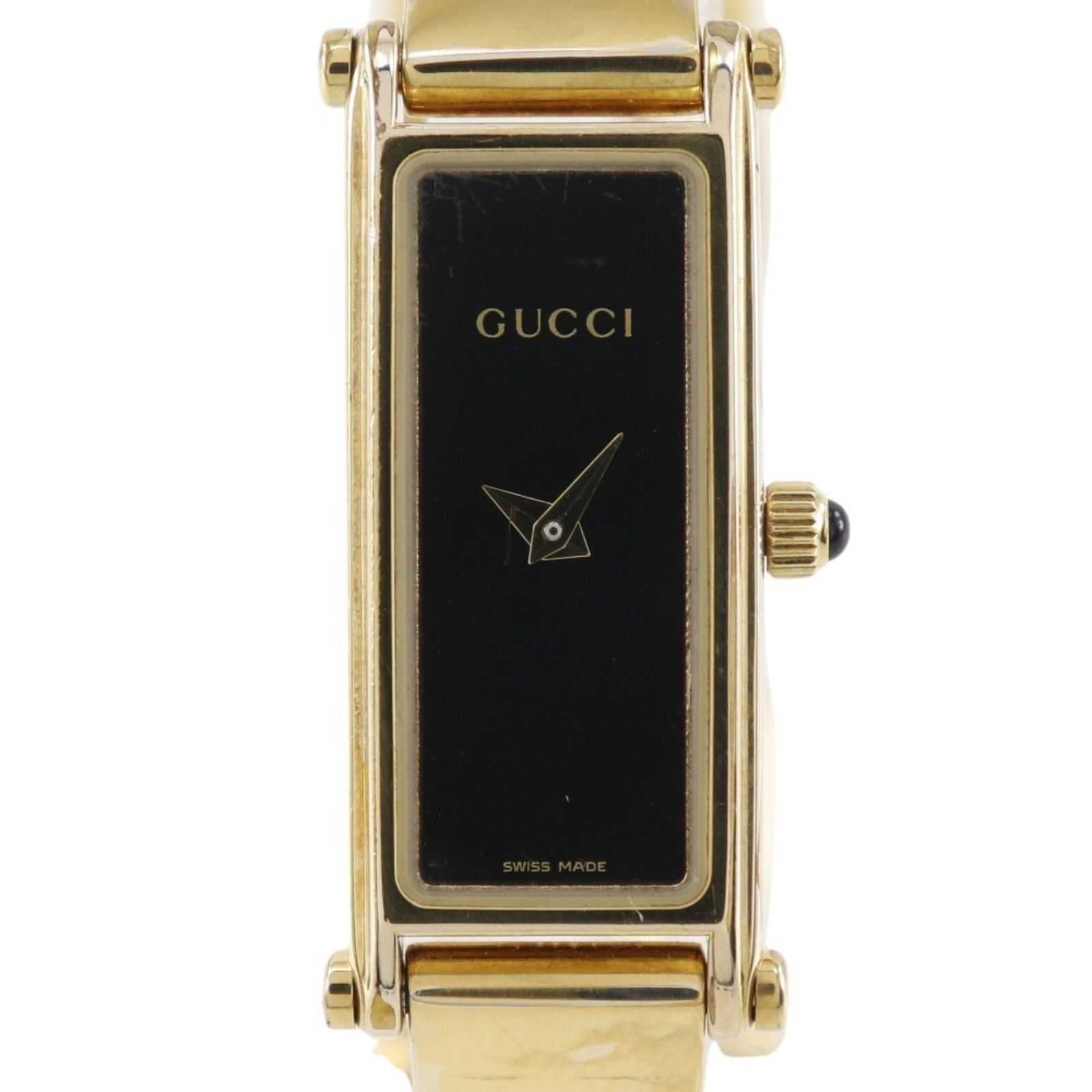 Wristwatch Gucci: Wristwatch Gucci This listing features Wristwatch Gucci. Item specifics are provided below. Item Specifics: Brand: Gucci Type: Wristwatch Gender: Women Material (Case): Gold Plated Material (Band): Go