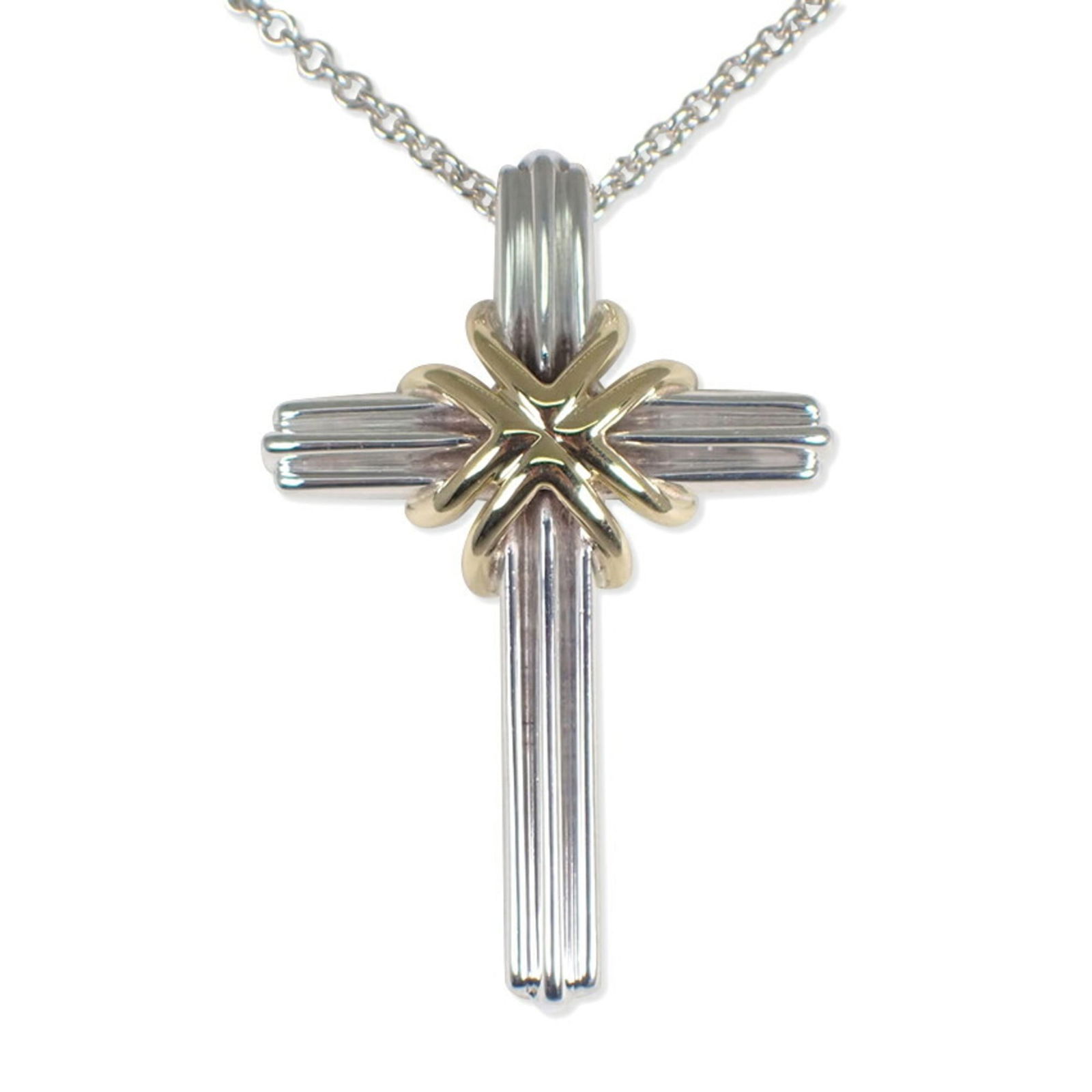 Necklace TIFFANY 925 750 Signature Cross Pendant: Necklace TIFFANY 925 750 Signature Cross Pendant This listing features Necklace TIFFANY 925 750 Signature Cross Pendant. Item specifics are provided below. Item Specifics: Brand: Tiffany Necklace Type