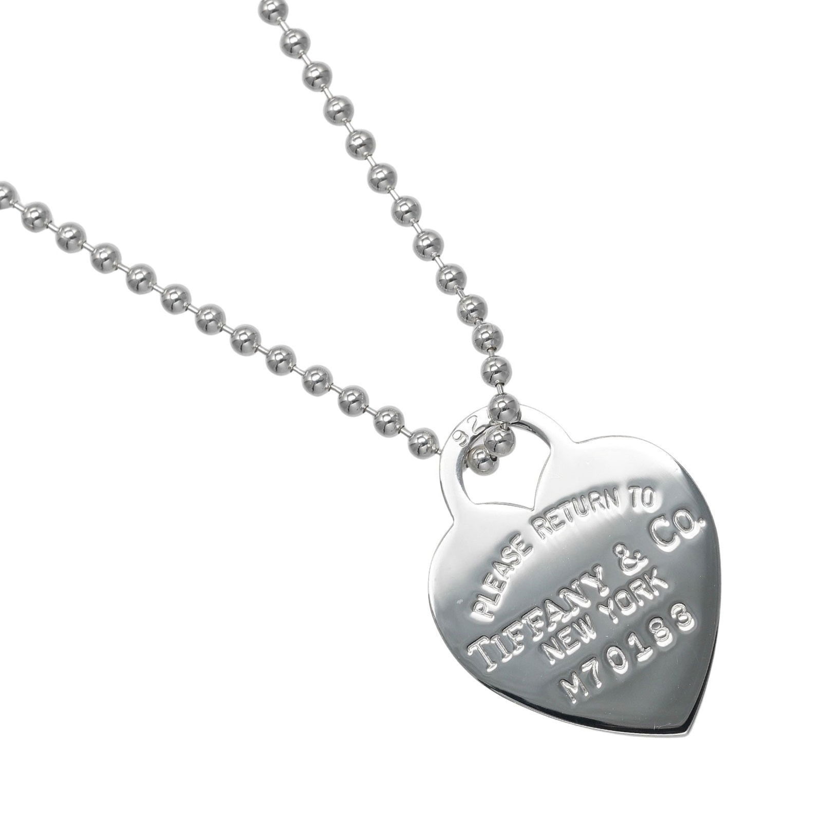 Women's Tiffany & Co. Return to Heart Tag Necklace Silver 925 Approx. 22g tag: Women's Tiffany & Co. Return to Heart Tag Necklace Silver 925 Approx. 22g tag This listing features Women's Tiffany & Co. Return to Heart Tag Necklace Silver 925 Approx. 22g tag. Item specifics are pr