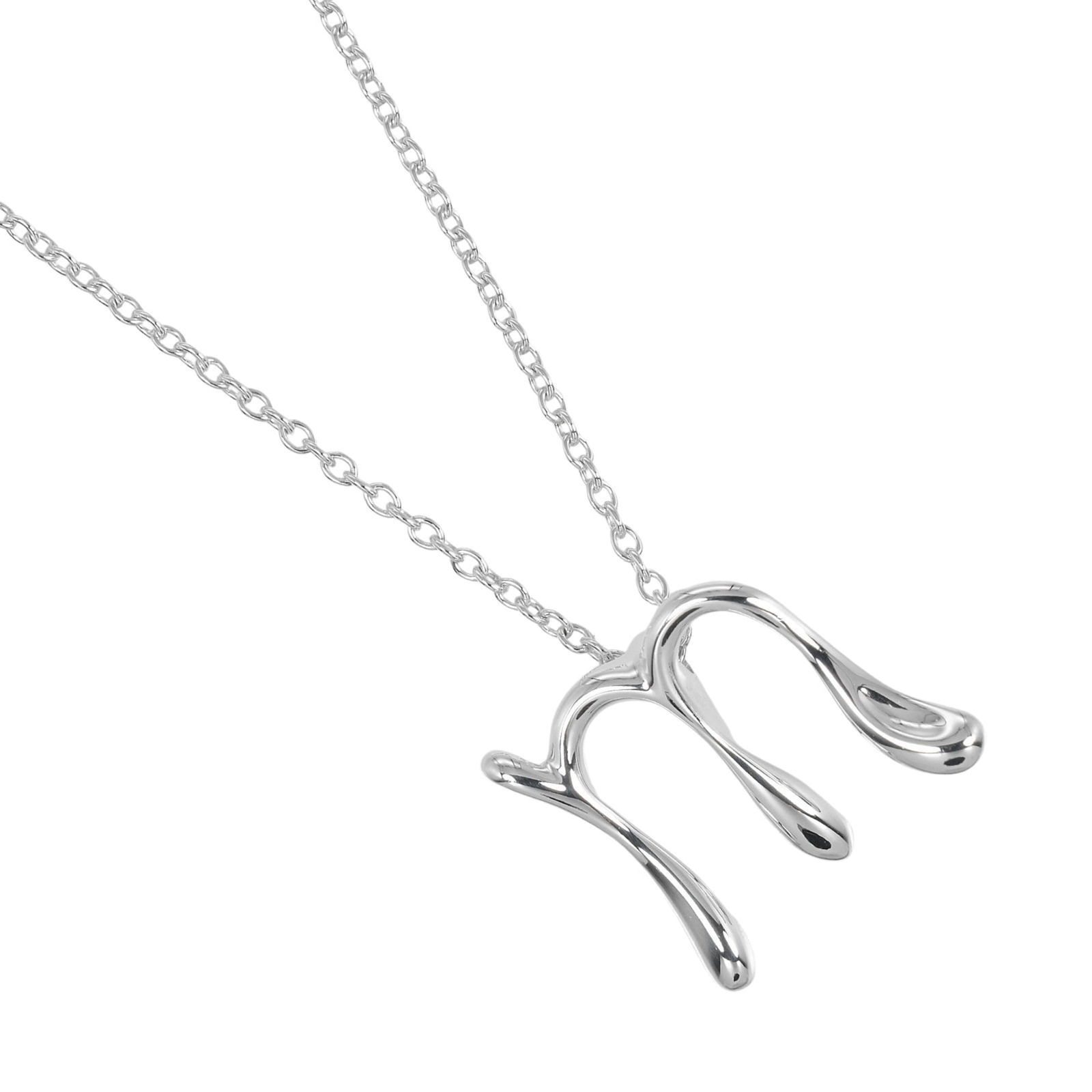 Women's Tiffany & Co. Letter m Initial Necklace Silver 925 Approx. 2.1g initial: Women's Tiffany & Co. Letter m Initial Necklace Silver 925 Approx. 2.1g initial This listing features Women's Tiffany & Co. Letter m Initial Necklace Silver 925 Approx. 2.1g initial. Item specifics