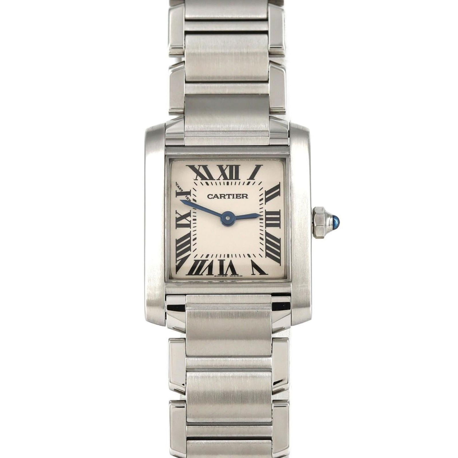 Wristwatch Cartier: Wristwatch Cartier This listing features Wristwatch Cartier. Item specifics are provided below. Item Specifics: Brand: Cartier Type: Wristwatch Gender: Women Display: Analog Material (Case): Stainless