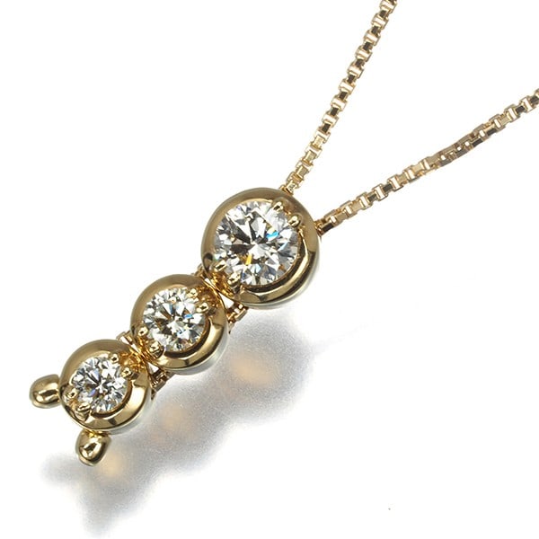 Gold Tasaki Necklace Diamond 0.57Ct Trilogy 3P 18K 750 Yellow: Gold Tasaki Necklace Diamond 0.57Ct Trilogy 3P 18K 750 Yellow This listing features Gold Tasaki Necklace Diamond 0.57Ct Trilogy 3P 18K 750 Yellow. Item specifics are provided below. Item Specifics: