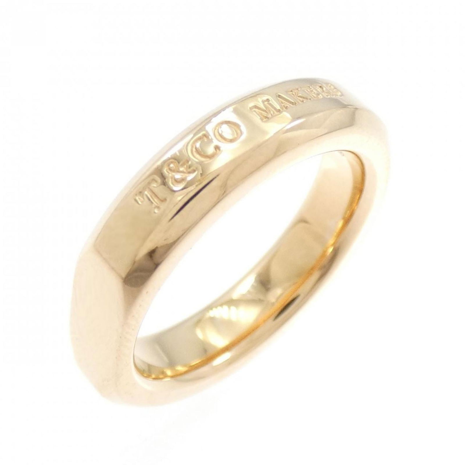 (18K) Tiffany Band Ring Pink Gold: (18K) Tiffany Band Ring Pink Gold This listing features (18K) Tiffany Band Ring Pink Gold. Item specifics are provided below. Item Specifics: Brand: Tiffany Type: Band Ring Gender: Women Color: Pink G