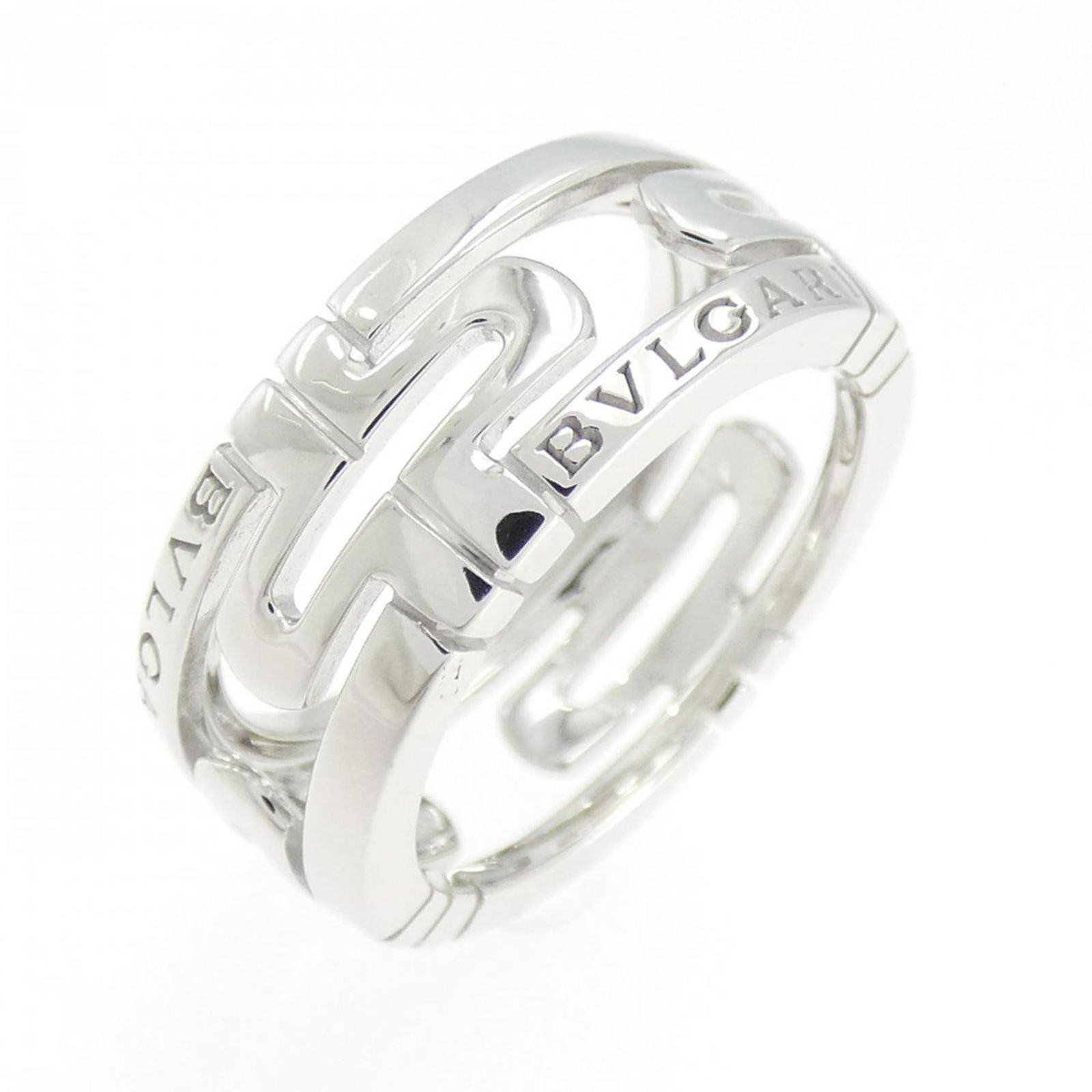 Ring Bvlgari Band: Ring Bvlgari Band This listing features Ring Bvlgari Band. Item specifics are provided below. Item Specifics: Brand: Bvlgari Type: Band Ring Gender: Women Metal: White Gold Metal Purity: 18K Brand Siz