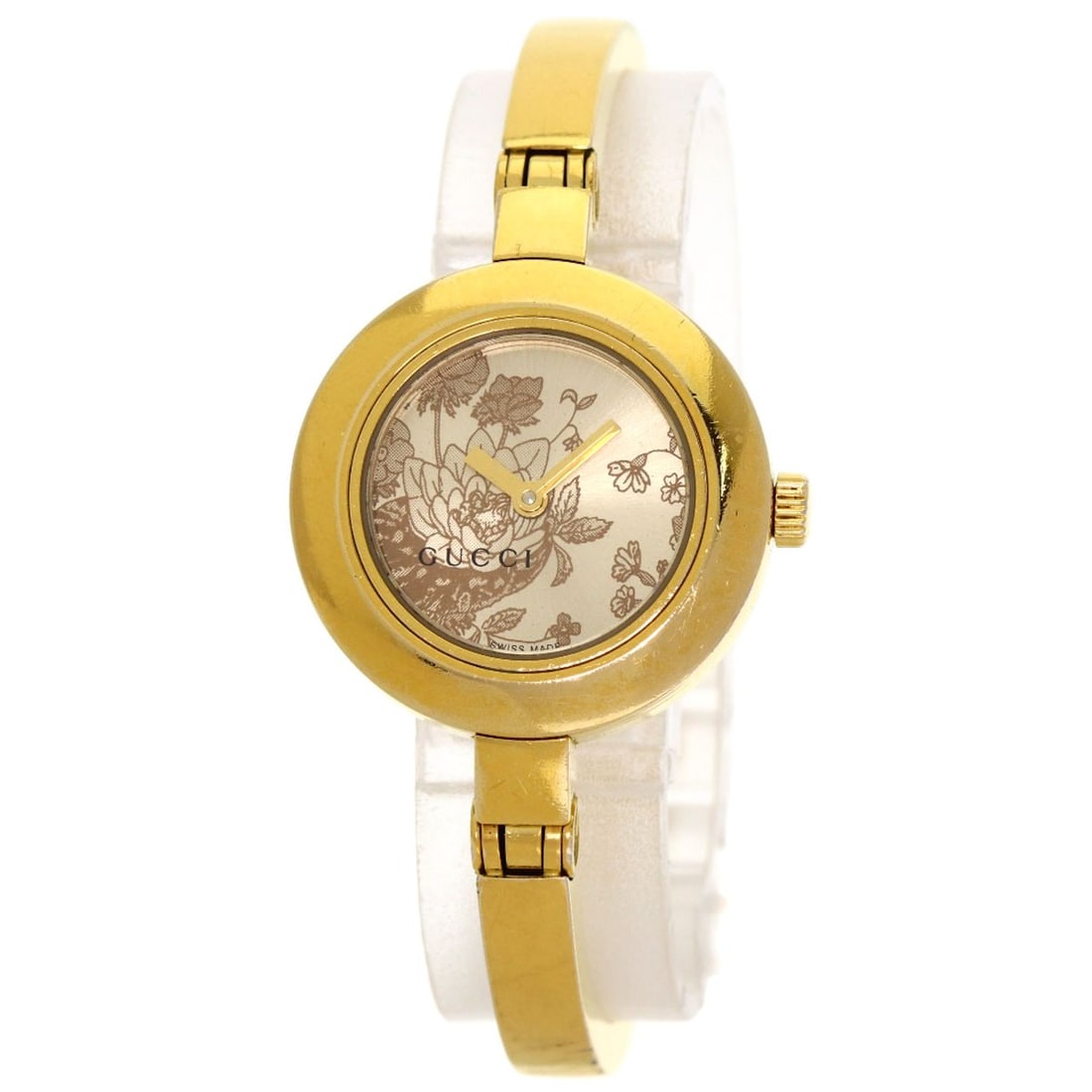 Plated GUCCI Flora Round Face Watches 105 Gold Plated/ Gold: Plated GUCCI Flora Round Face Watches 105 Gold Plated/ Gold This listing features Plated GUCCI Flora Round Face Watches 105 Gold Plated/ Gold. Item specifics are provided below. Item Specifics: Brand: