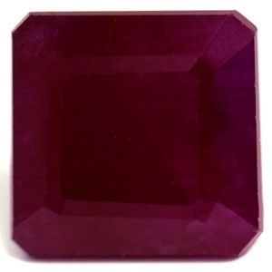 Loose Ruby Gemstone - GIA Emerald 3.04ct Red SI (1 of 1)
