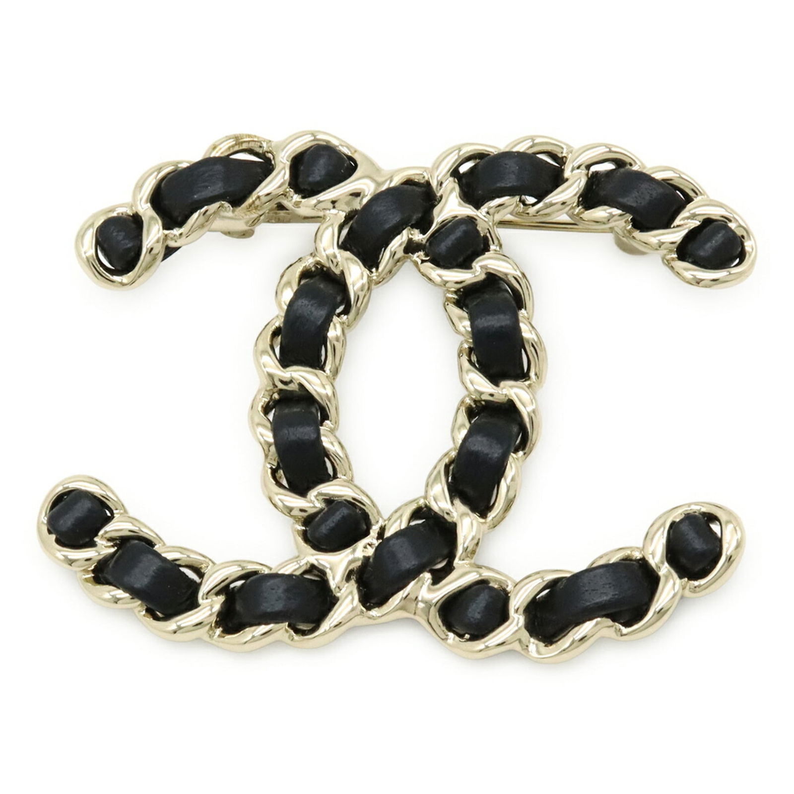 Leather - Chanel Brooch Gold Plating (1 of 6)