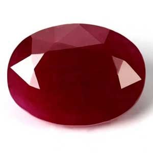 Loose Ruby Gemstone - GIA Oval 4.97ct Red SI (1 of 1)