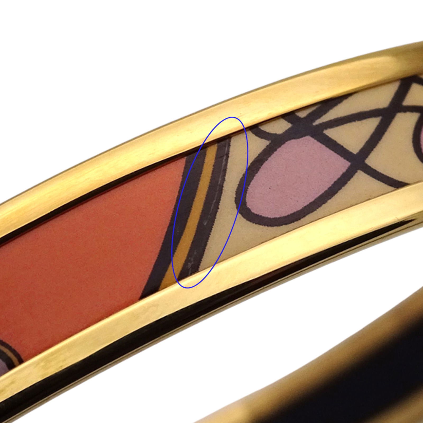 Metal Hermes Bangle - 7