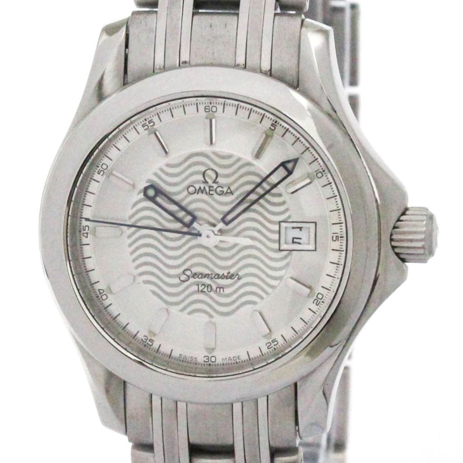 Wristwatch Omega: Wristwatch Omega This listing features Wristwatch Omega. Item specifics are provided below. Item Specifics: Brand: Omega Type: Wristwatch Style: Sport Gender: Women Material (Case): Stainless Steel