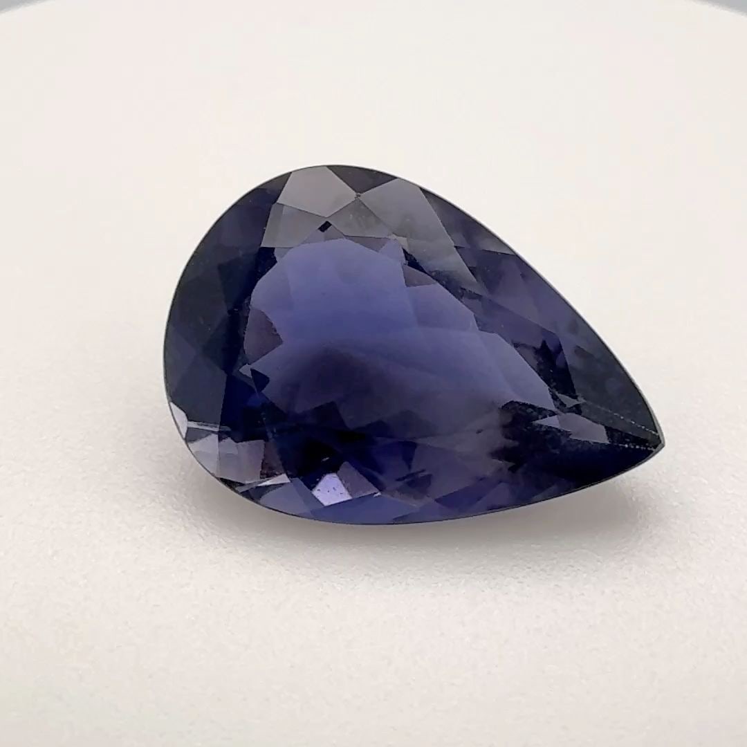 Loose Iolite Gemstone - Pear 3.81ct Blue EC: Loose Iolite Gemstone - Pear 3.81ct Blue EC This listing features Loose Iolite Gemstone - Pear 3.81ct Blue EC. Item specifics are provided below. Item Specifics: Type: Iolite Carat: 3.81 Cut: Faceted