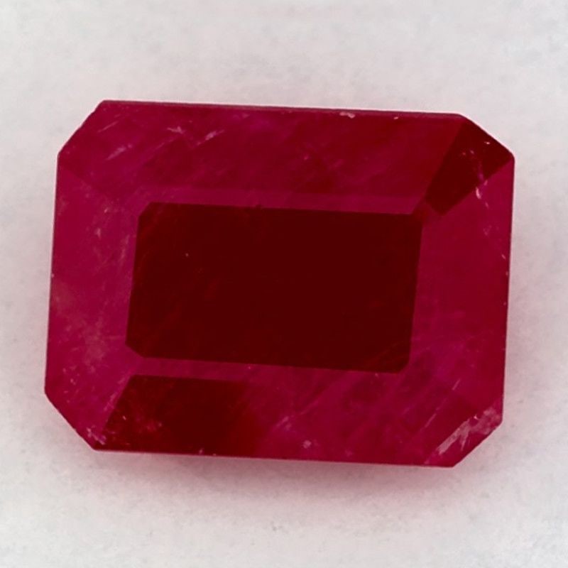 Loose Ruby Gemstone - Octagonal 1.79ct Red SI (1 of 1)