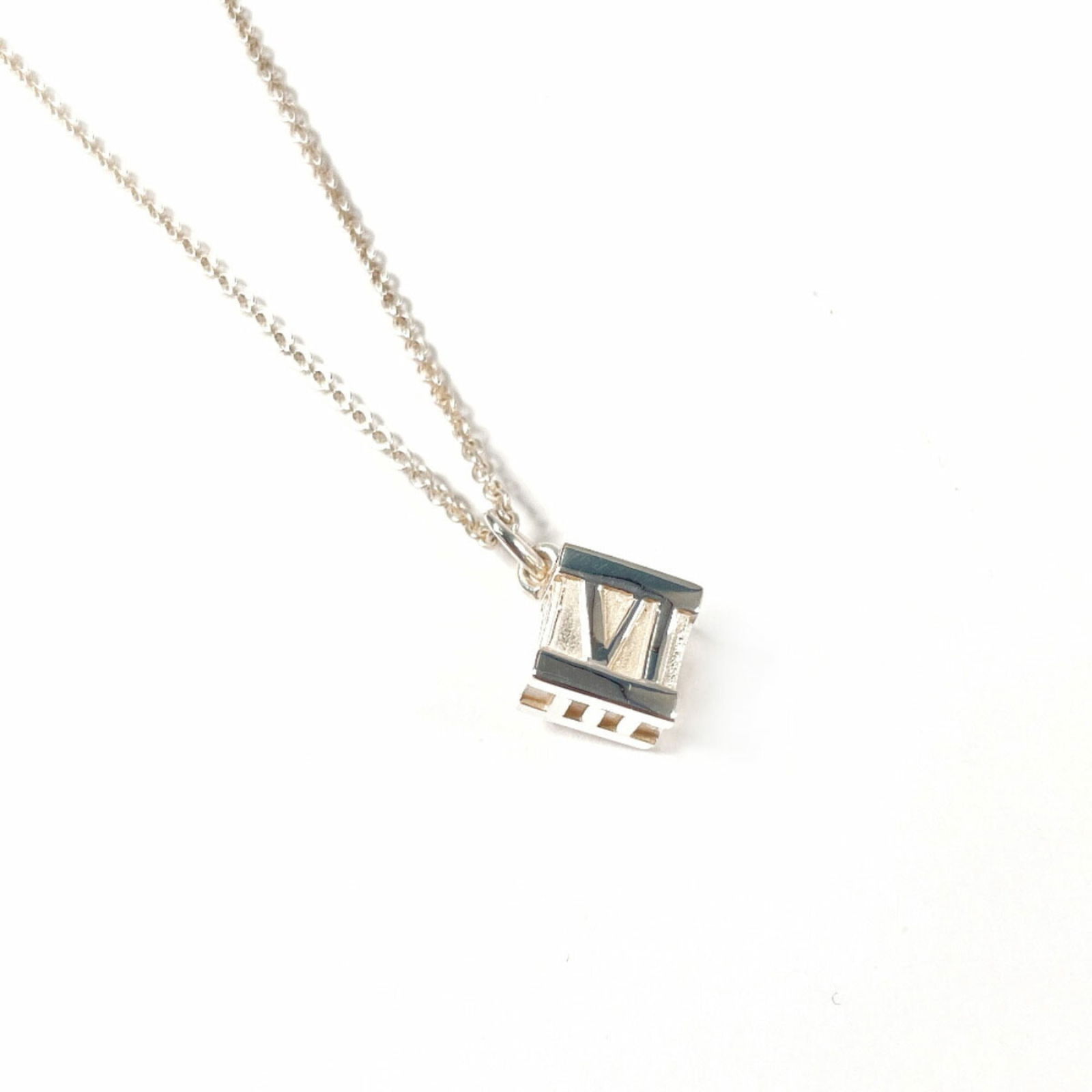Women TIFFANY & Co. Tiffany Atlas Cube Necklace in 925 Sterling Silver for: Women TIFFANY & Co. Tiffany Atlas Cube Necklace in 925 Sterling Silver for This listing features Women TIFFANY & Co. Tiffany Atlas Cube Necklace in 925 Sterling Silver for. Item specifics are provided