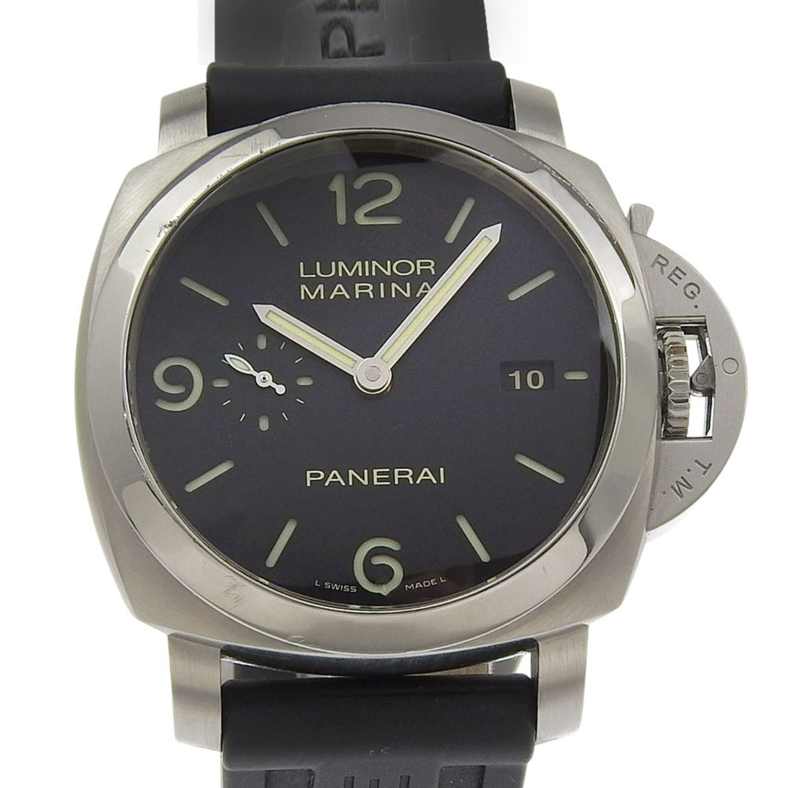 Wristwatch Panerai: Wristwatch Panerai This listing features Wristwatch Panerai. Item specifics are provided below. Item Specifics: Brand: Panerai Type: Wristwatch Gender: Men Material (Case): Stainless Steel Material (B
