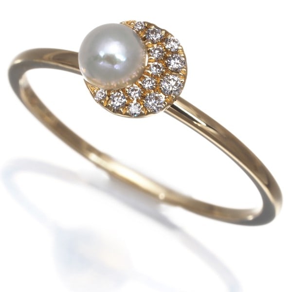 Yg Ahkah Ring Diamond 0.04Ct Freshwater Pearl 3.8Mm Crescent Moon Us5 18K: Yg Ahkah Ring Diamond 0.04Ct Freshwater Pearl 3.8Mm Crescent Moon Us5 18K This listing features Yg Ahkah Ring Diamond 0.04Ct Freshwater Pearl 3.8Mm Crescent Moon Us5 18K. Item specifics are provided b