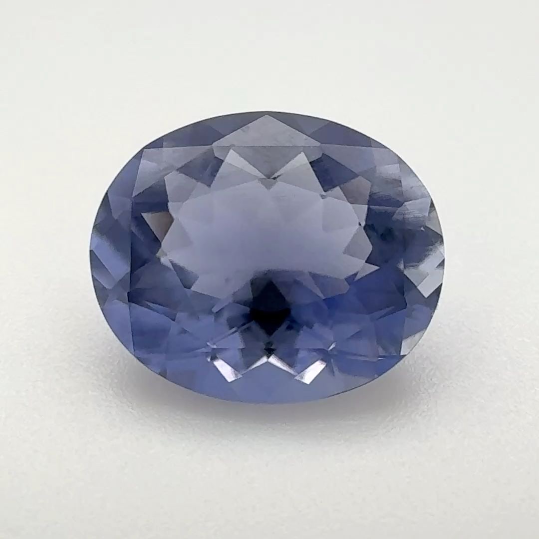 Loose Iolite Gemstone - Oval 3.475ct Blue EC: Loose Iolite Gemstone - Oval 3.475ct Blue EC This listing features Loose Iolite Gemstone - Oval 3.475ct Blue EC. Item specifics are provided below. Item Specifics: Type: Iolite Carat: 3.475 Cut: Facet