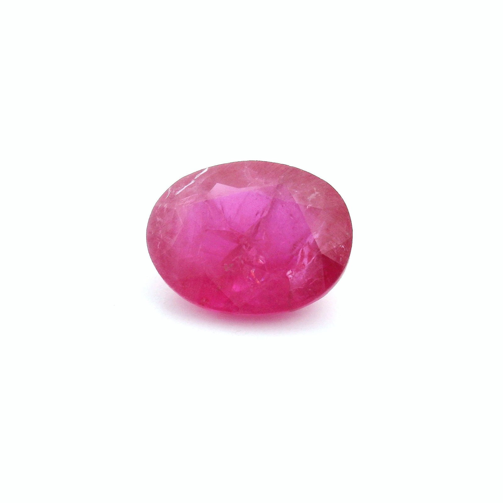 Loose Ruby Gemstone - GSI Oval 3.13ct Red MI (1 of 1)
