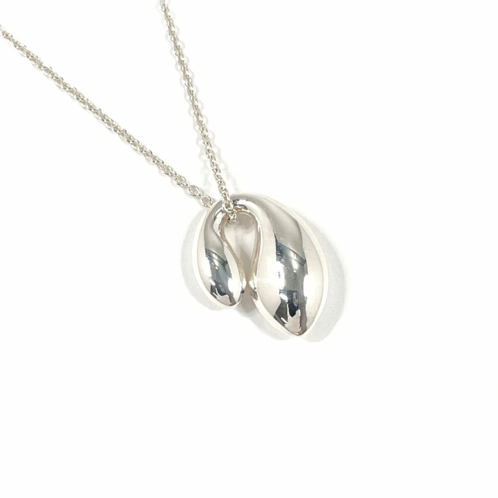 Women TIFFANY & Co. Tiffany Double Teardrop Elsa Peretti Necklace in 925 Sterling Silver for: Women TIFFANY & Co. Tiffany Double Teardrop Elsa Peretti Necklace in 925 Sterling Silver for This listing features Women TIFFANY & Co. Tiffany Double Teardrop Elsa Peretti Necklace in 925 Sterling