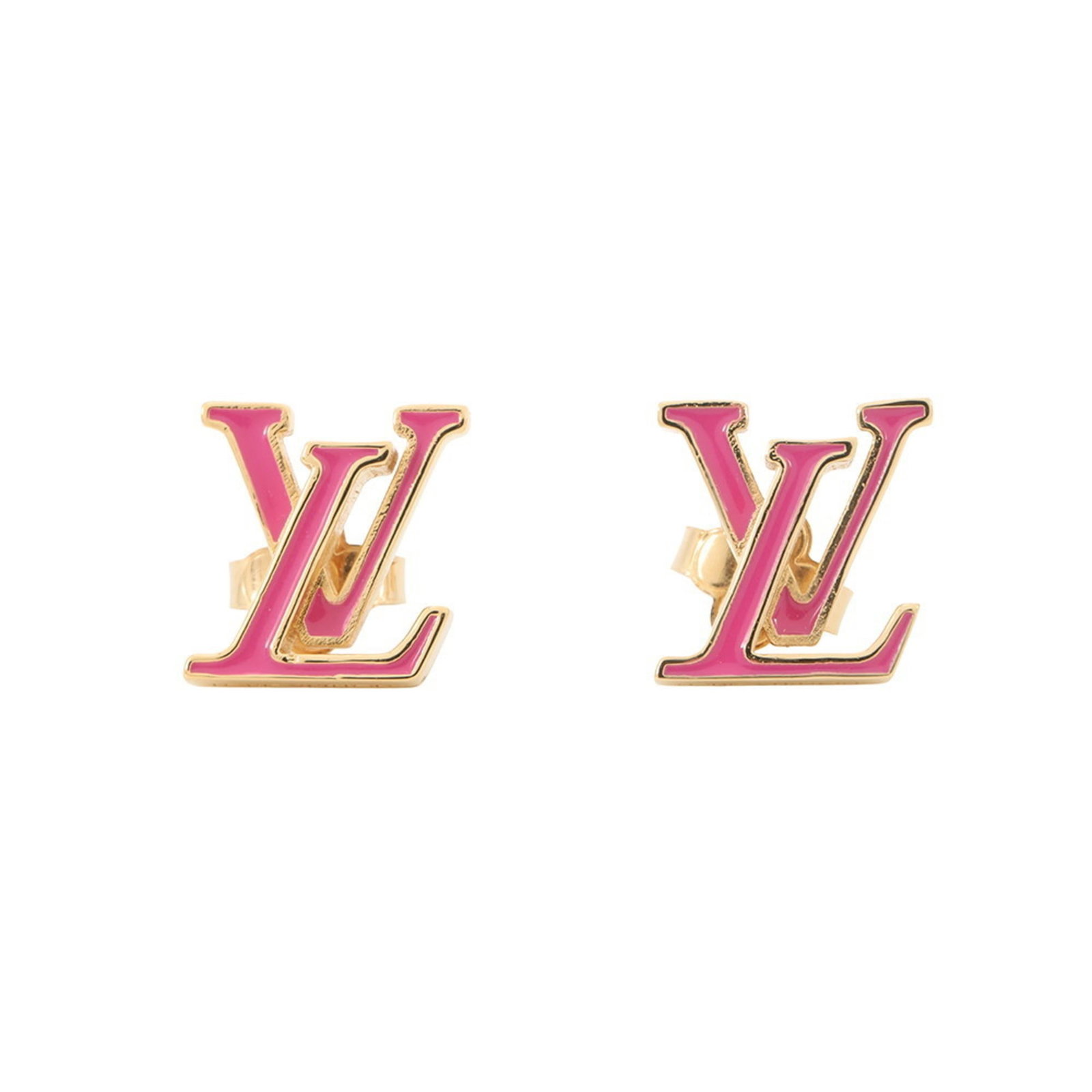 Gold Plating - Louis Vuitton Stud Earrings Enamel: Gold Plating - Louis Vuitton Stud Earrings Enamel This listing features Gold Plating - Louis Vuitton Stud Earrings Enamel. Item specifics are provided below. Item Specifics: Brand: Louis Vuitton Type: