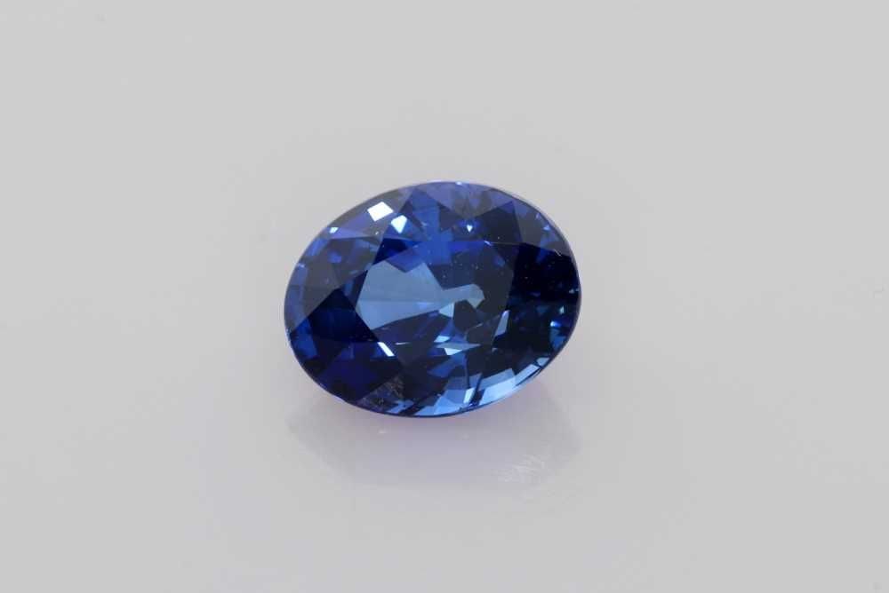Loose Sapphire Gemstone - Oval 1.79ct Blue EC (1 of 1)