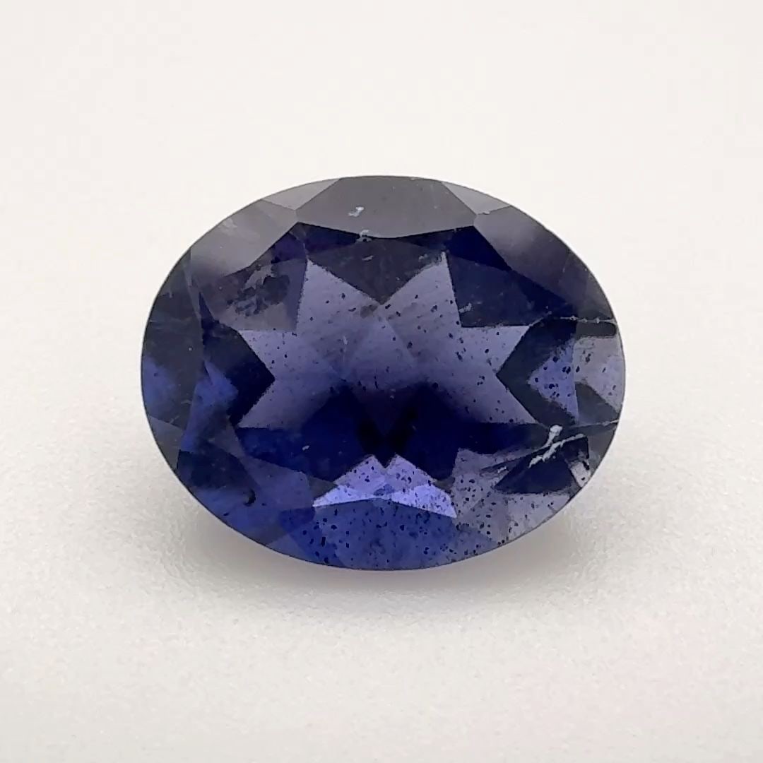 Loose Iolite Gemstone - Oval 2.97ct Blue MI: Loose Iolite Gemstone - Oval 2.97ct Blue MI This listing features Loose Iolite Gemstone - Oval 2.97ct Blue MI. Item specifics are provided below. Item Specifics: Type: Iolite Carat: 2.97 Cut: Faceted