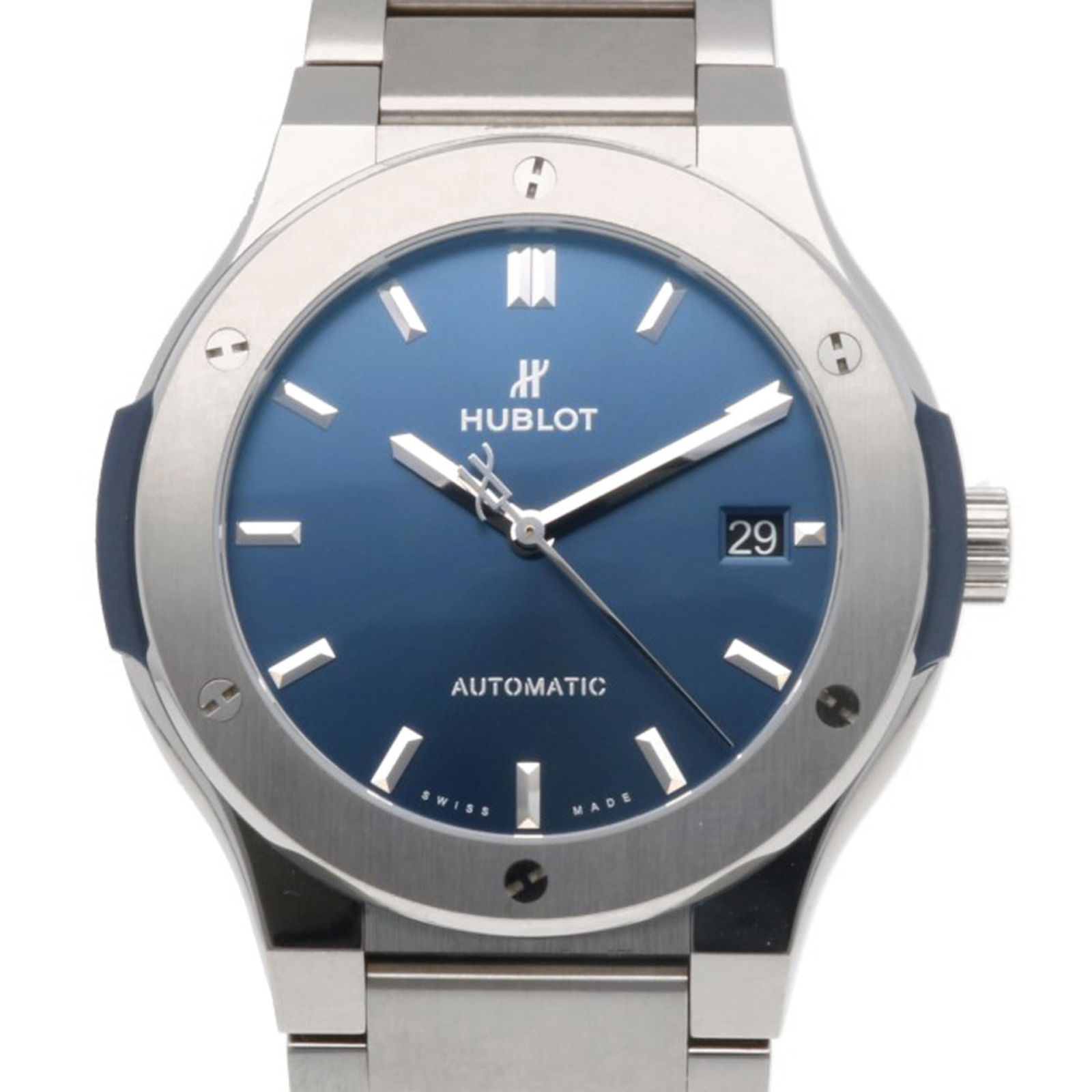 Wristwatch Hublot: Wristwatch Hublot This listing features Wristwatch Hublot. Item specifics are provided below. Item Specifics: Brand: Hublot Type: Wristwatch Gender: Men Display: Analog Material (Case): Titanium